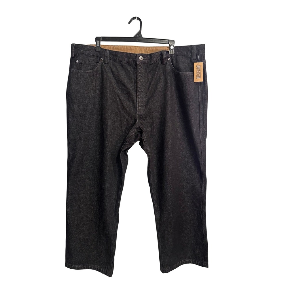 Duluth Trading Co Mens Ballroom Jeans Black Relaxed Fit 48x30 NWT 86069 BLK